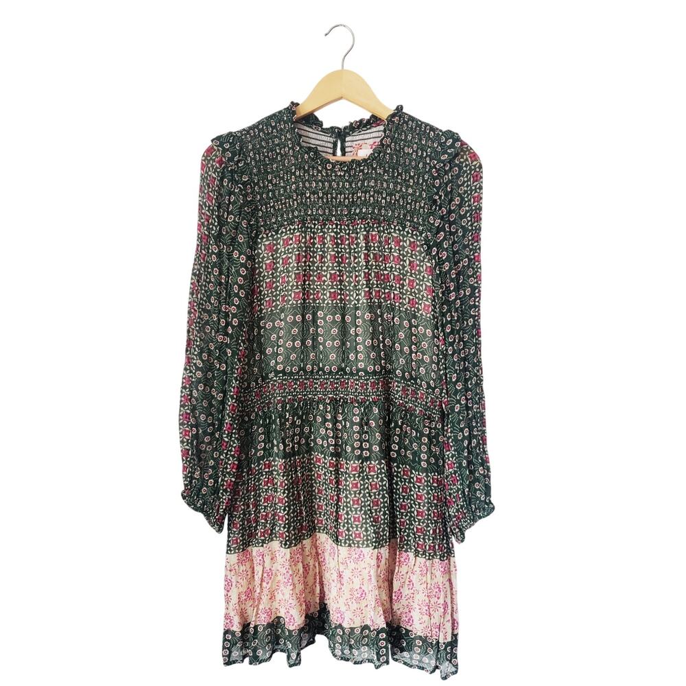 Anthropologie Tiny Mollie Tunic Dress Floral Size Medium